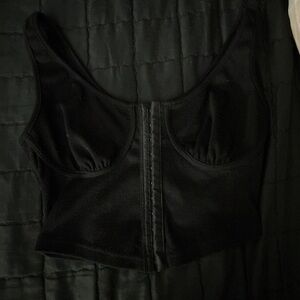 Women's Black Crop Top
